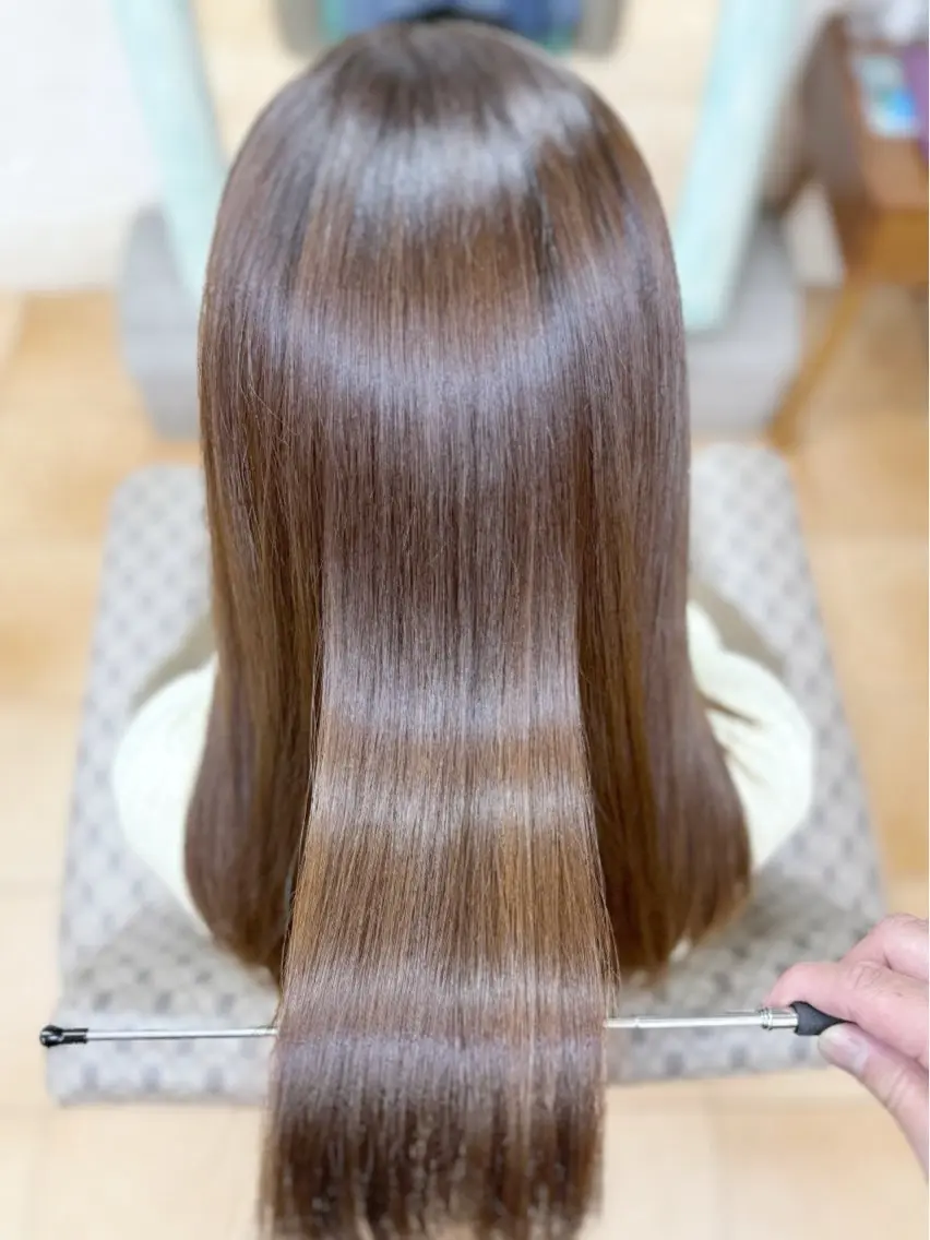 セミロング 髪質改善 トリートメント トリートメント dolphin ownerのヘアスタイル