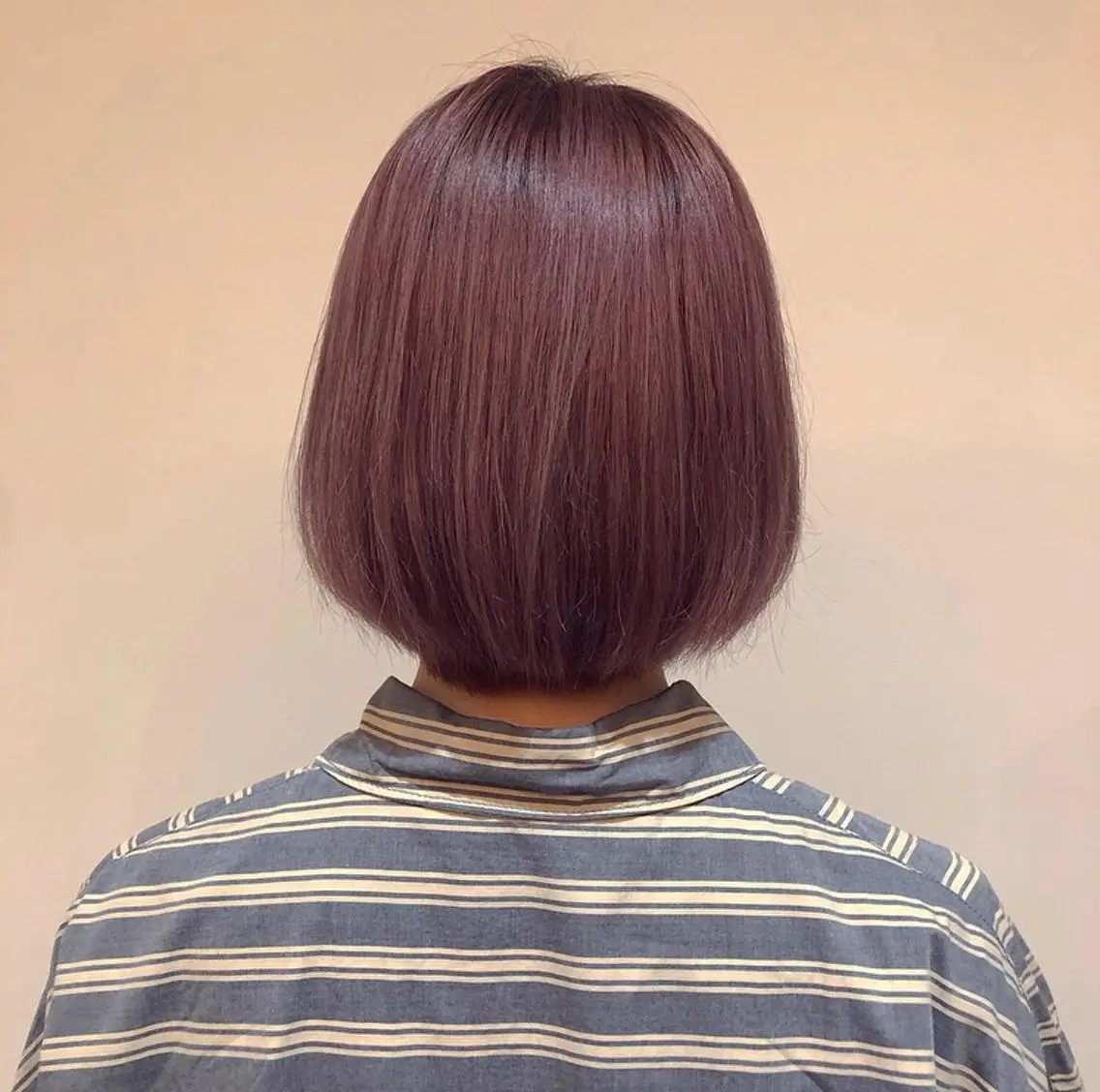 ショート カラー ラベンダーカラー ラベンダーピンク ピンクカラー 🌼 アユカのヘアスタイル