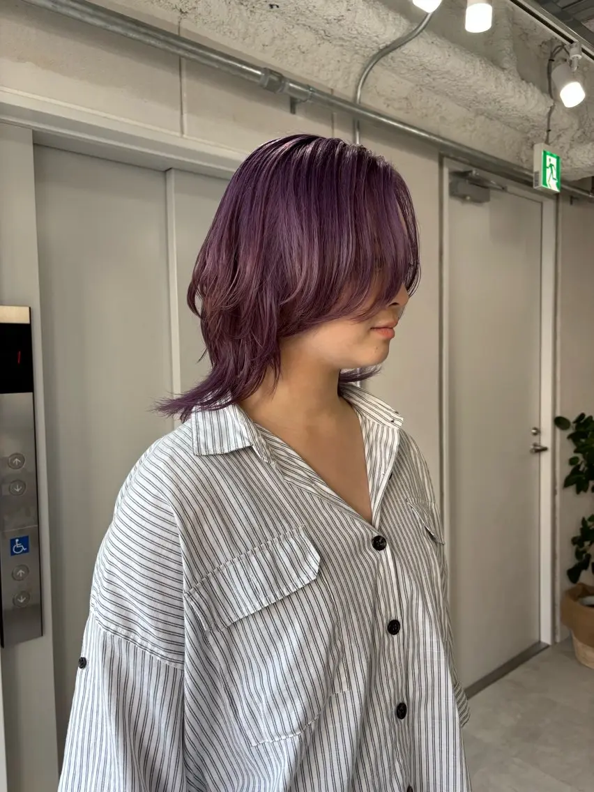 【春限定】カット＋ブリーチ（1回）＋透明感カラー（ダブルカラー）の写真