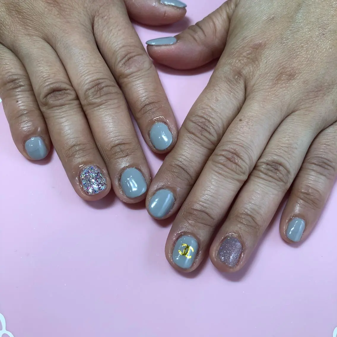 ショート ネイル ハンドネイル 《LB》ラブリエ Nail&eyeのマツエク・マツパデザイン