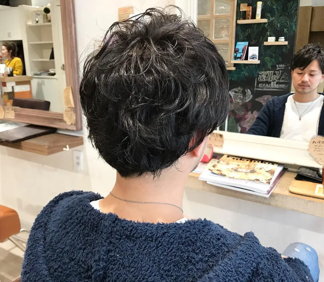 ショート パーマ メンズ メンズパーマ メンズ指名多数!! 田島史也のヘアスタイル