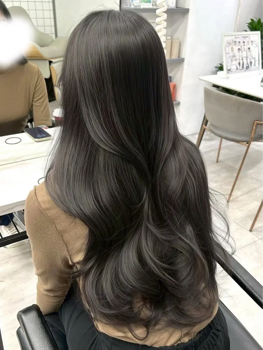 ロング カラー ヘアカラー 透明感カラー🤍/ 髪質改善🫧/ゆうなのヘアスタイル