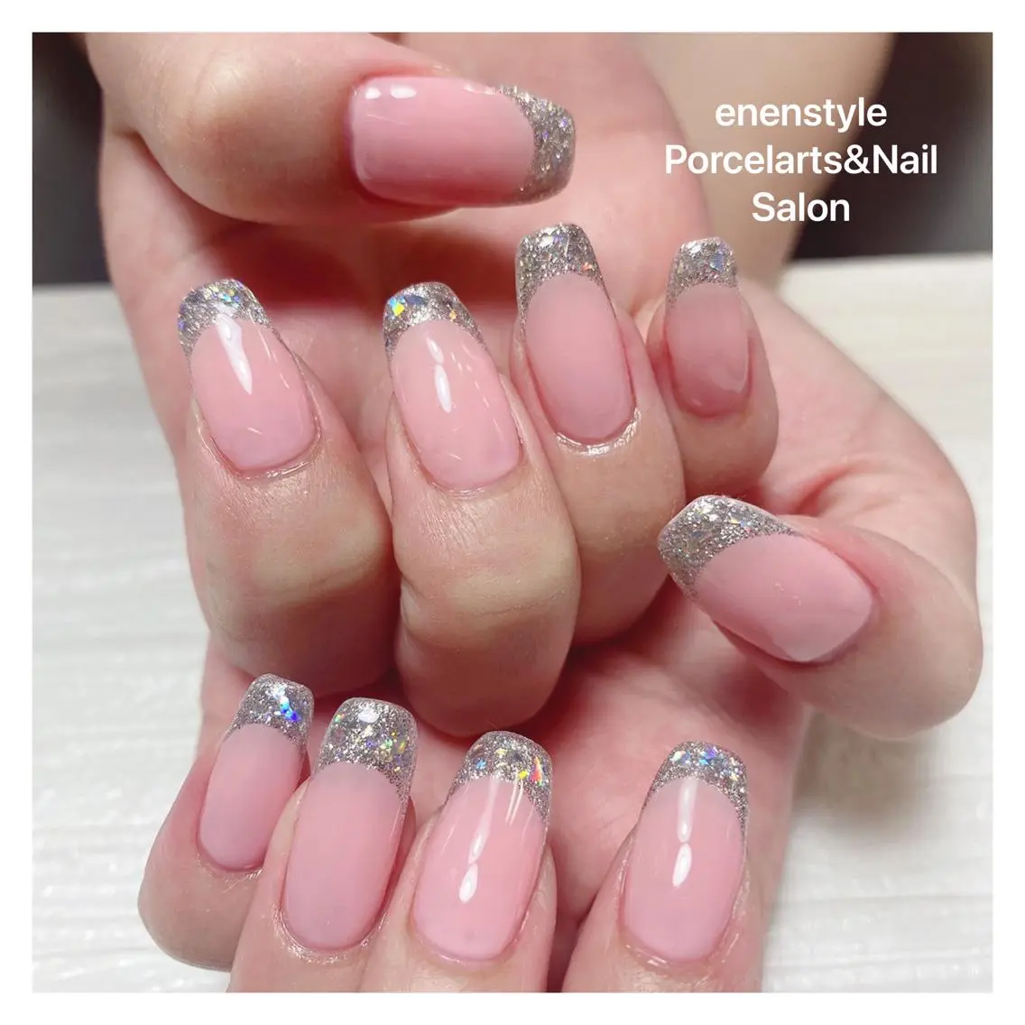ミディアム ネイル 🐾enen style 🐾のネイルデザイン