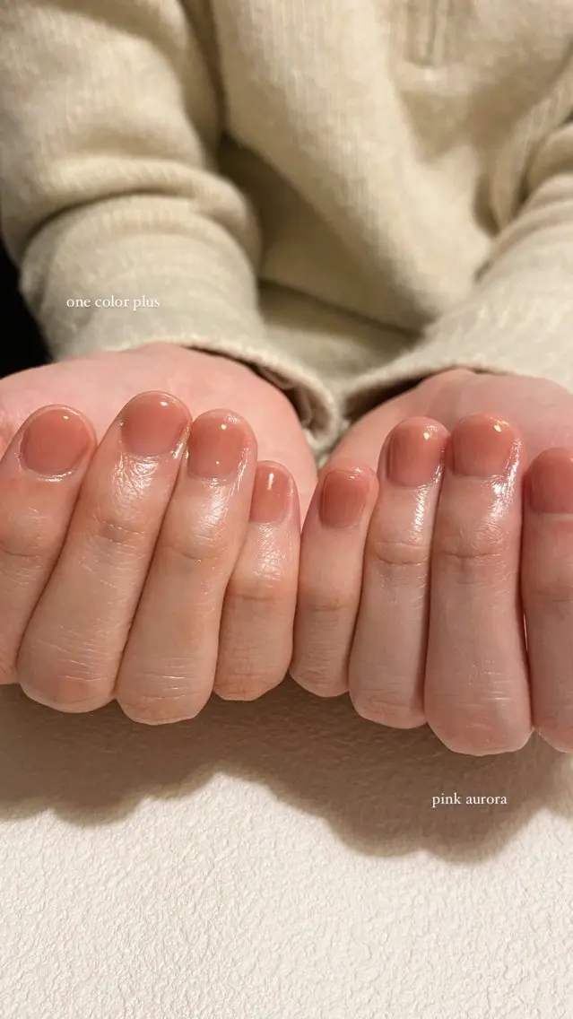 ネイル ワンカラーネイル umi nailのネイルデザイン