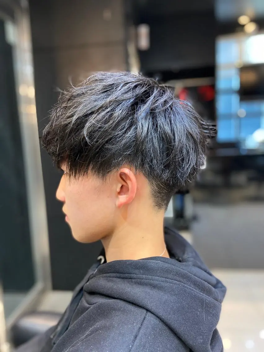 【メンズ限定1番人気】メンズカット+カラー+眉カット💇セットの人気メニュー✂️の写真