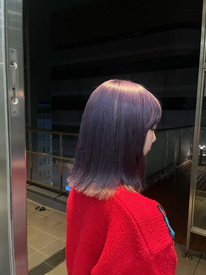 カラー ラベンダーカラー 【カットモデル募集 中】菊池のヘアスタイル