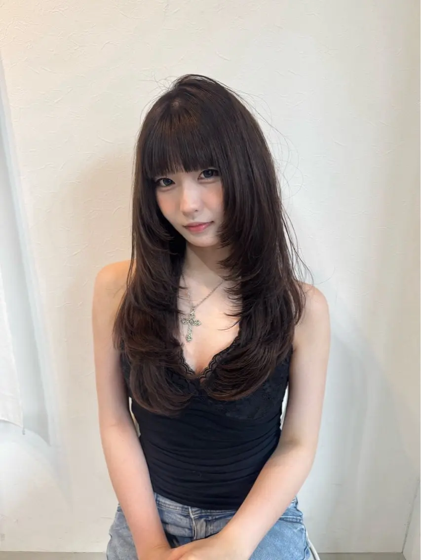 ロング カラー ヘアカラー annuy りょう🤎のヘアスタイル