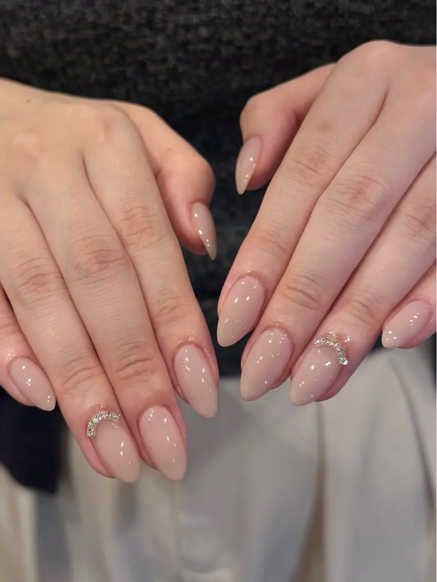 ネイル ワンカラーネイル ハンドネイル .i salon ayameのネイルデザイン