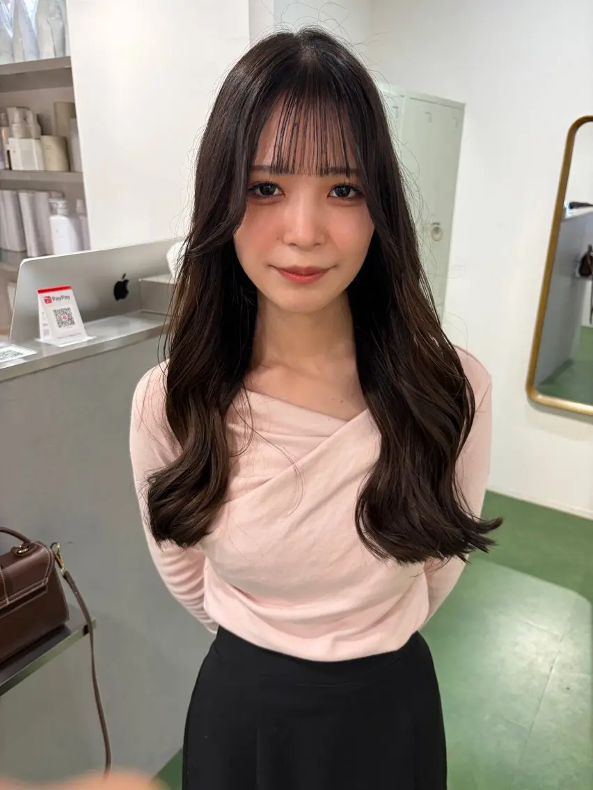 ロング カット MAKI/透明感 カラー/ヘアセットのヘアスタイル