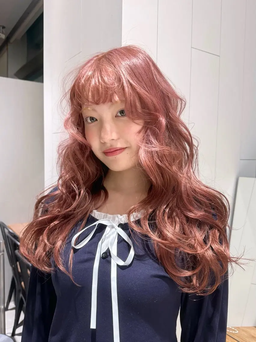 ロング カラー 太田 古都のヘアスタイル