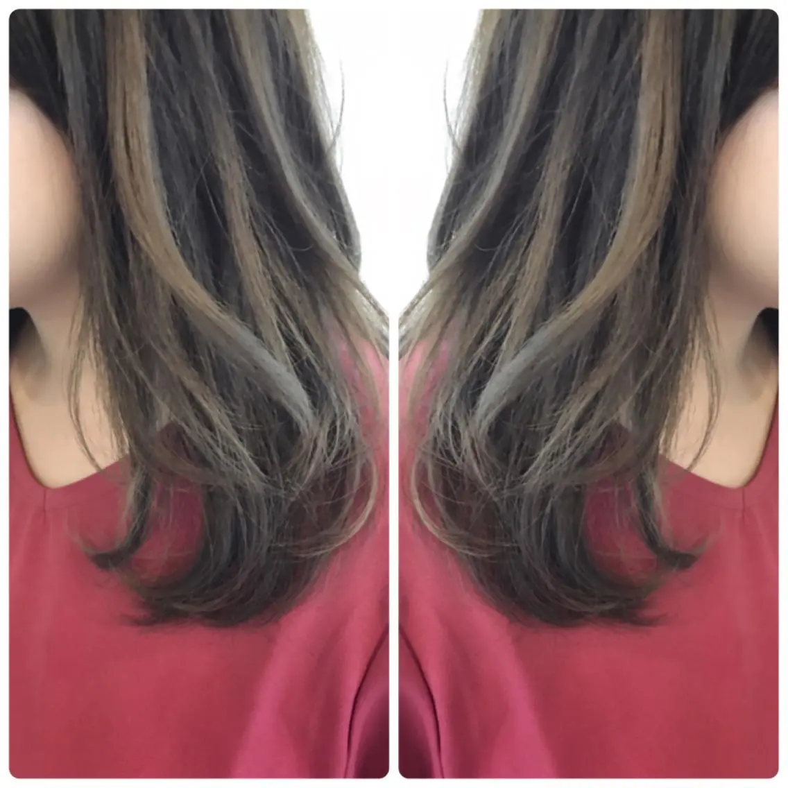 ミディアム カラー 嶋佐 昌大 シマサマオのヘアスタイル
