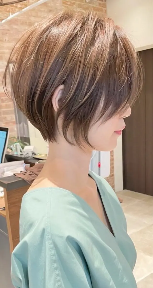 ショート カラー カット ヘアカラー トリートメント 《6月限定🉐価格》 /ショート特化/荒砂のヘアスタイル