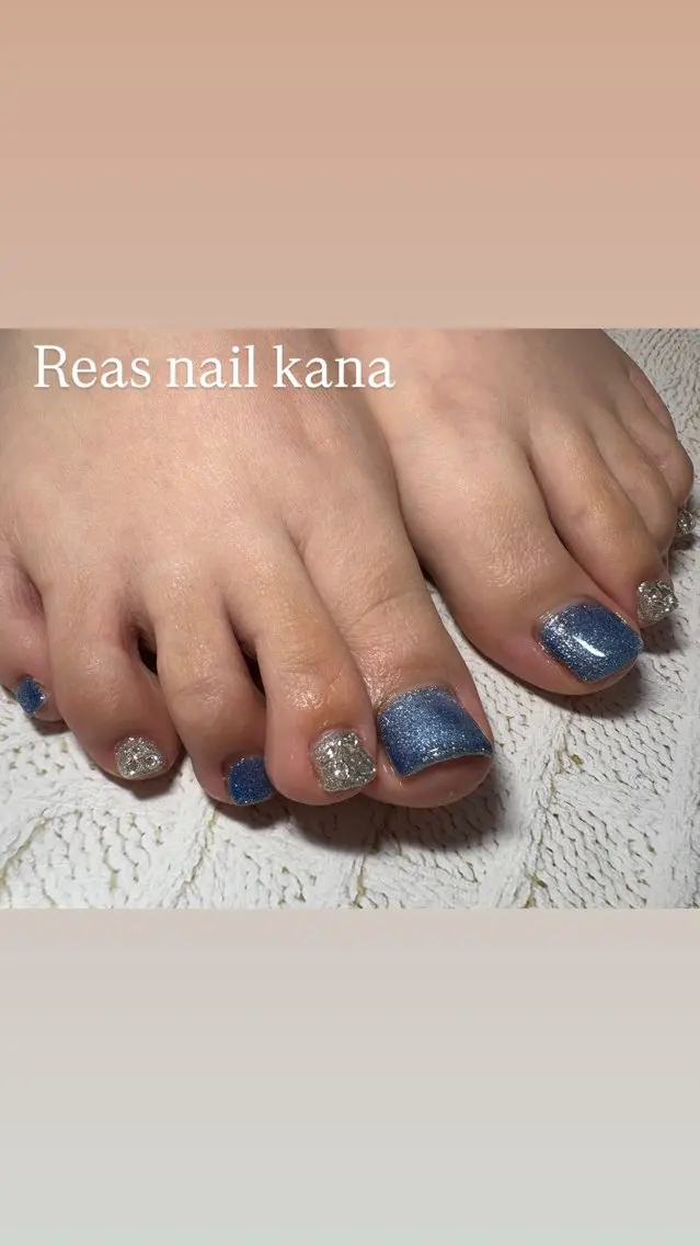 ネイル 持ち込み ストーンネイル Reas nail kanaのネイルデザイン