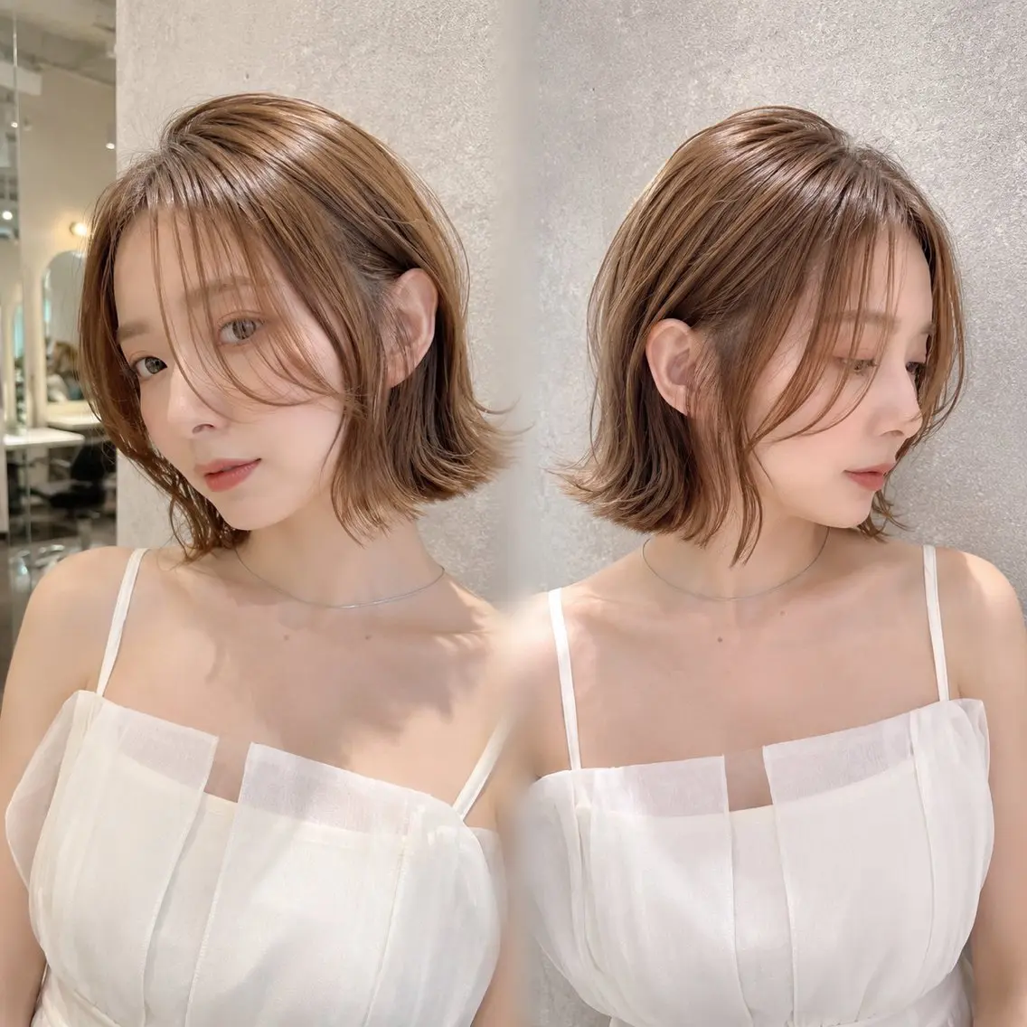 ショート カラー カット ヘアカラー 縮毛矯正❣️ボブ/ 池袋/おばかんのヘアスタイル