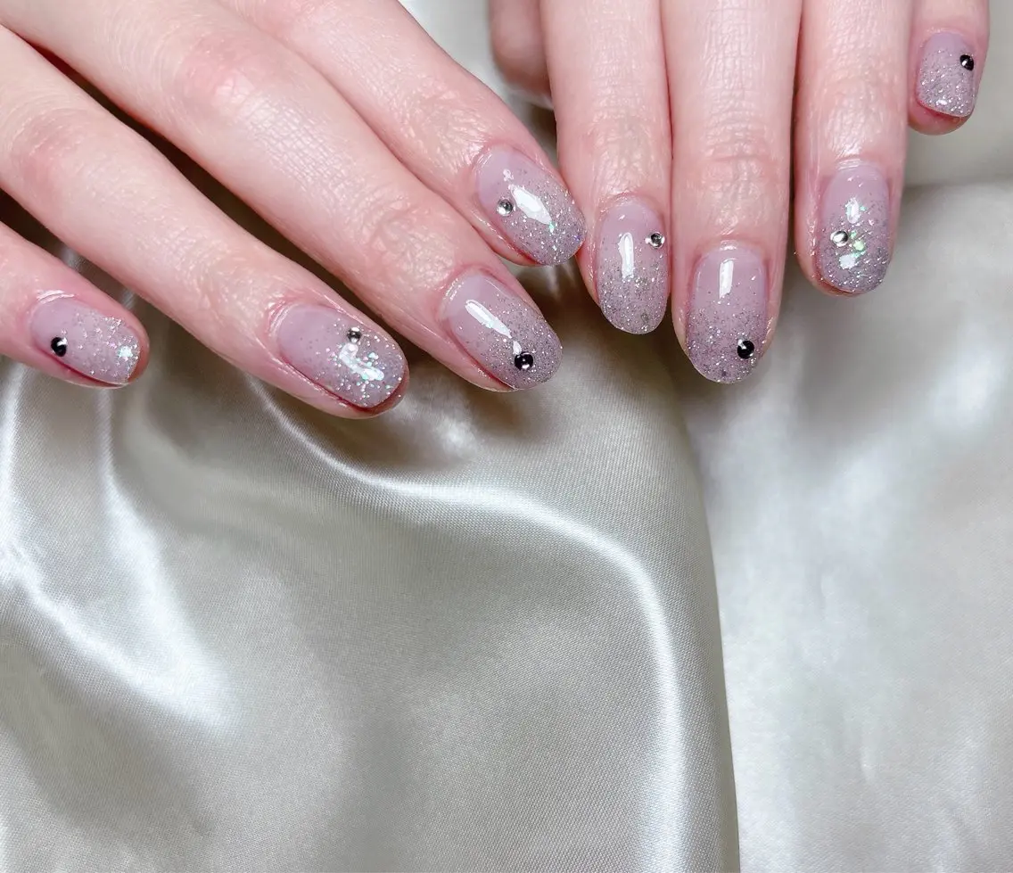 ネイル フラッシュネイル グラデーション ハンドネイル FLARE NAIL フレアネイルのネイルデザイン