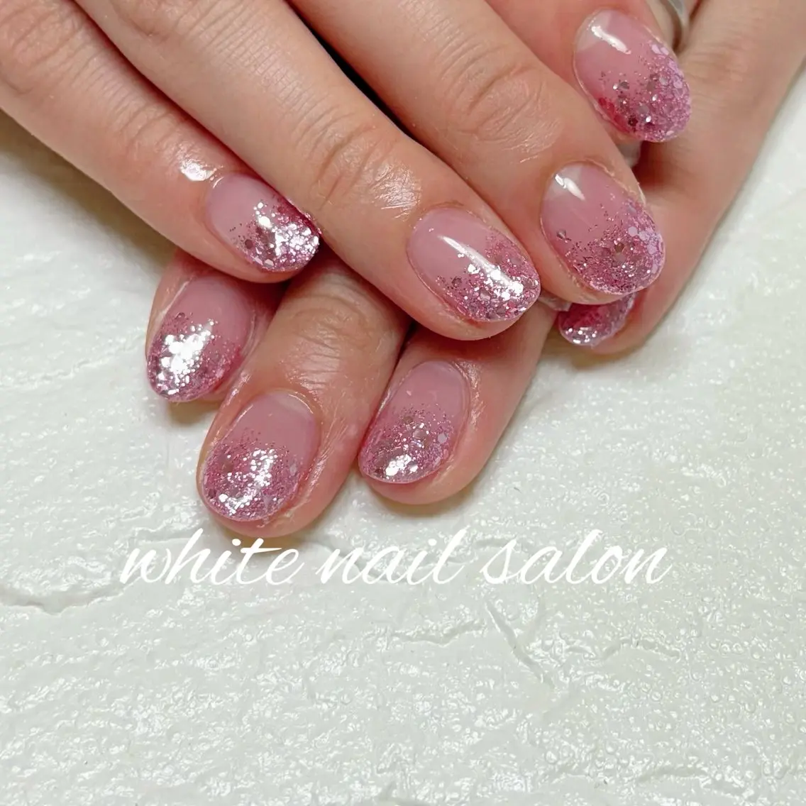 ネイル ホワイト ハンドネイル white nail salonのネイルデザイン