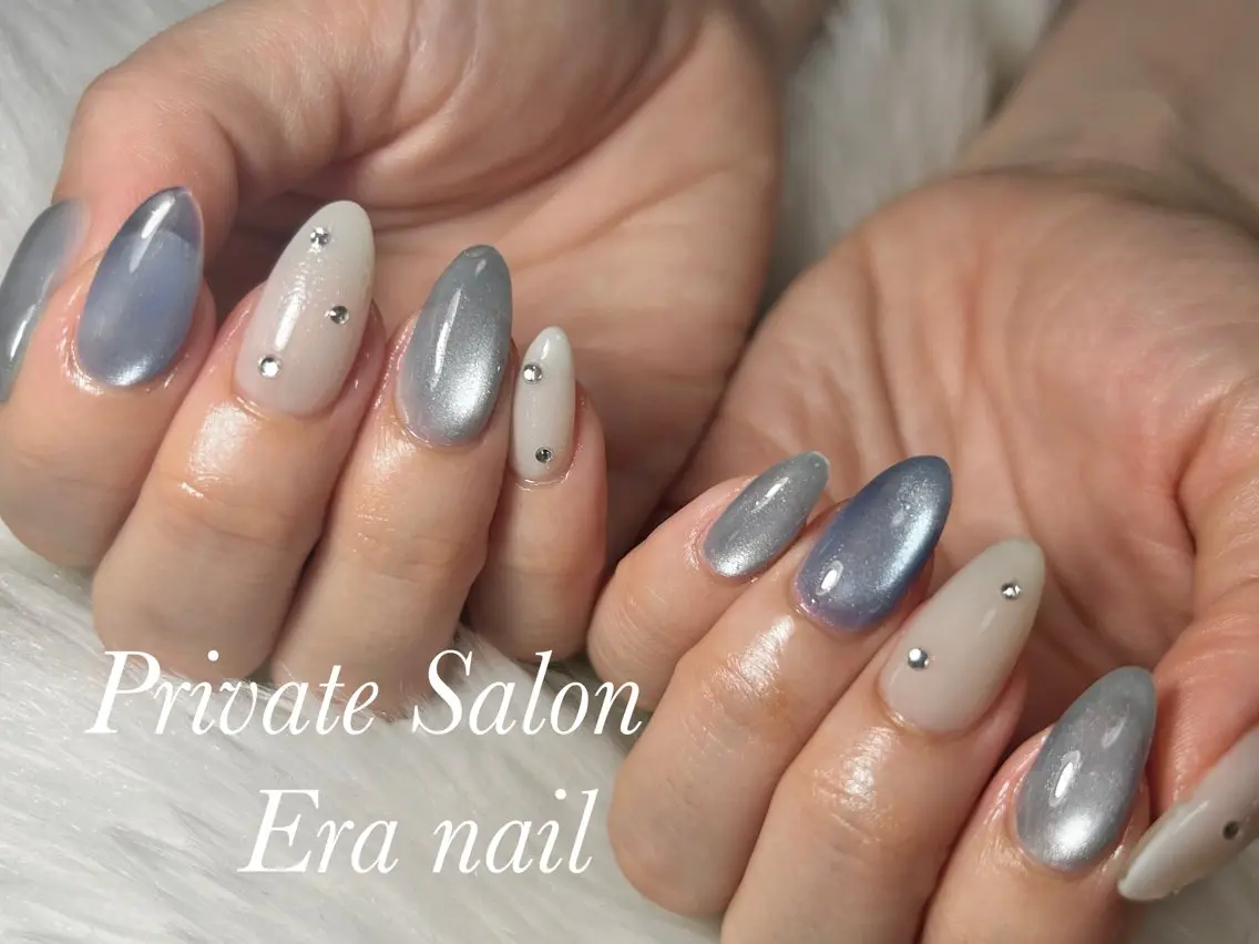 ネイル マグネットネイル ハンドネイル Era nailのネイルデザイン