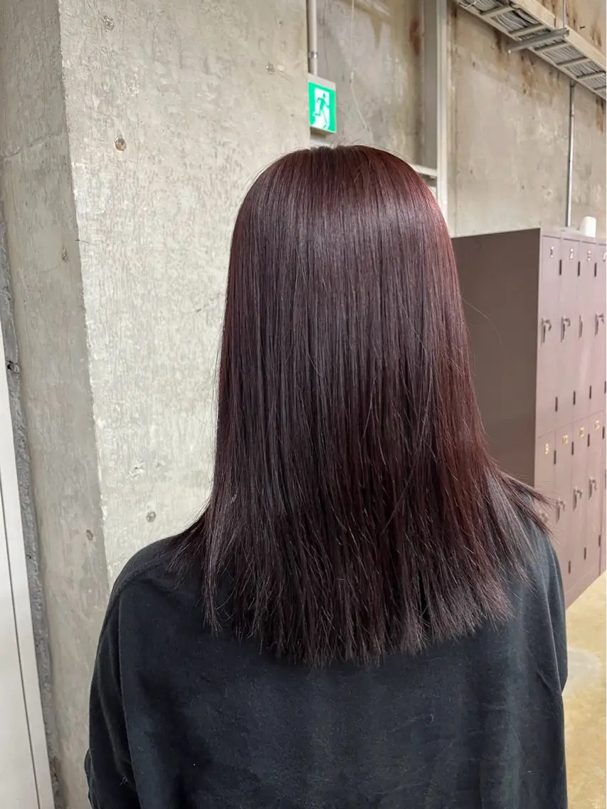 セミロング ヘアカラー トリートメント 松井ゆら/ ショート/縮毛矯正のヘアスタイル