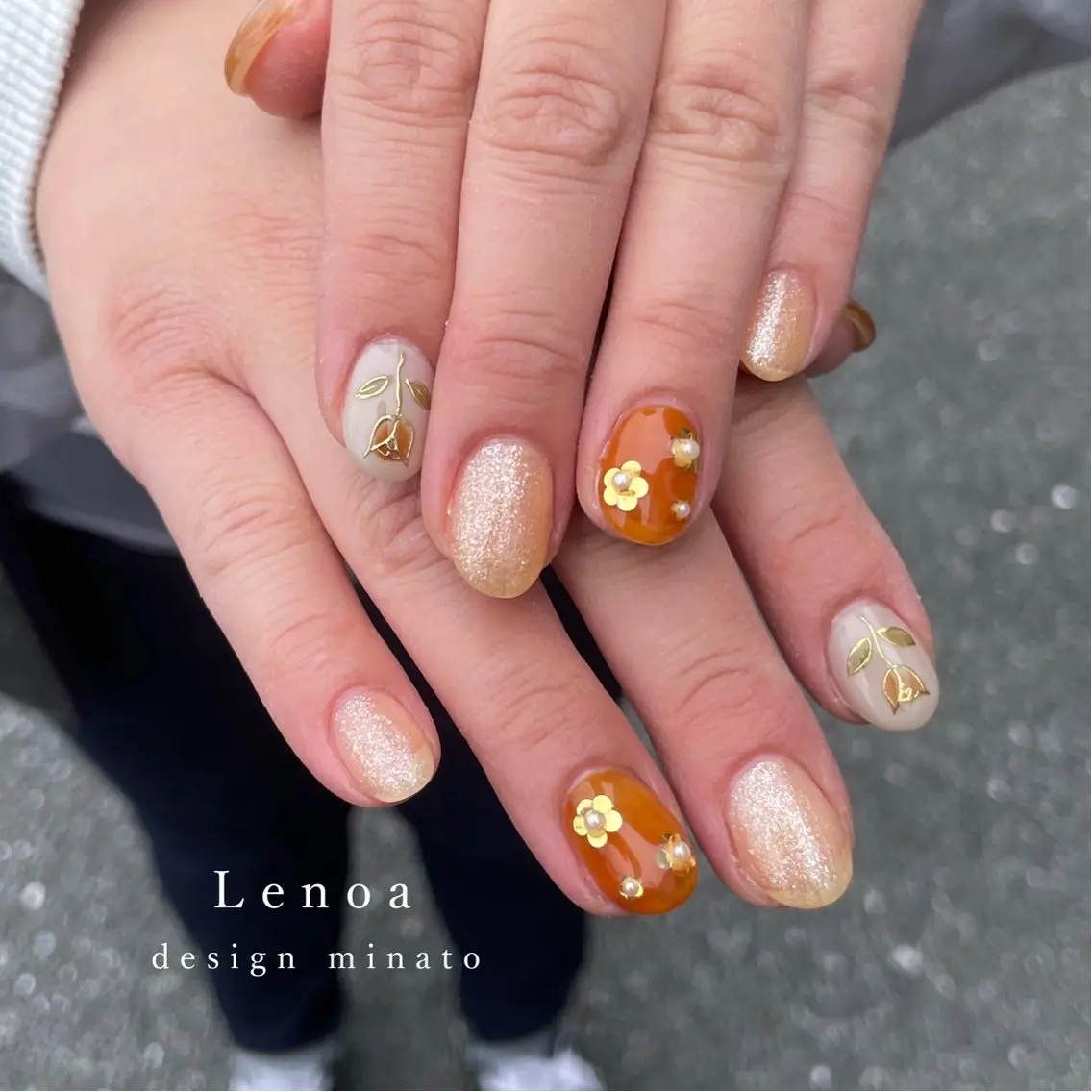 ネイル ハンドネイル Lenoa minatoのネイルデザイン