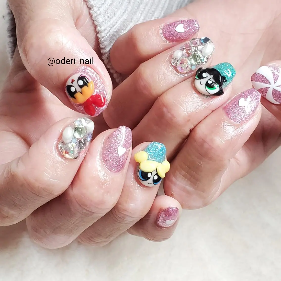 ネイル アートネイル ジェルネイル おで@ oderi_nailのネイルデザイン