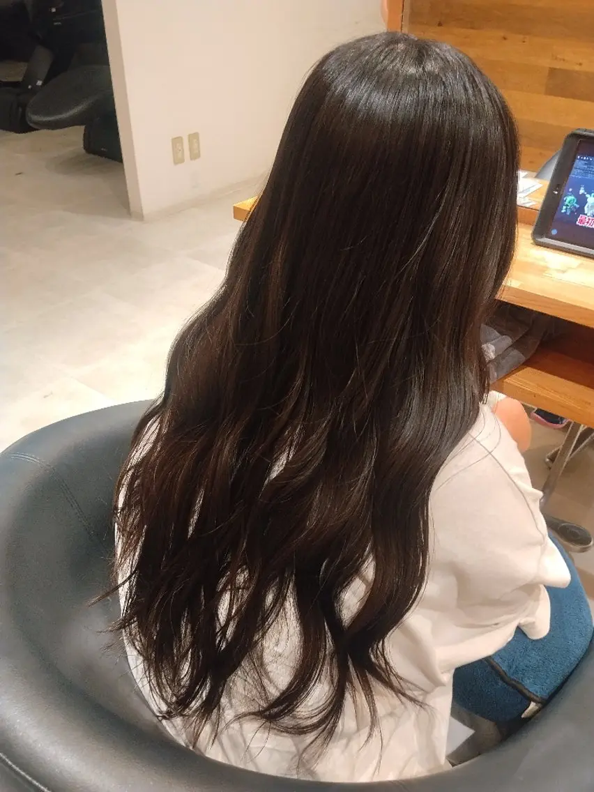 ロング カット 合田 美空のヘアスタイル