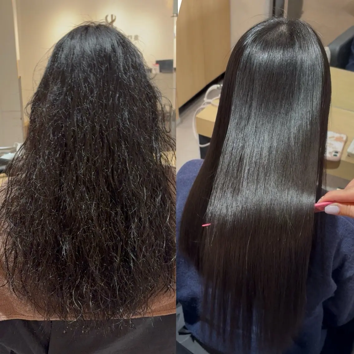 ロング 髪質改善 カット 縮毛矯正 加藤 麻夢のヘアスタイル
