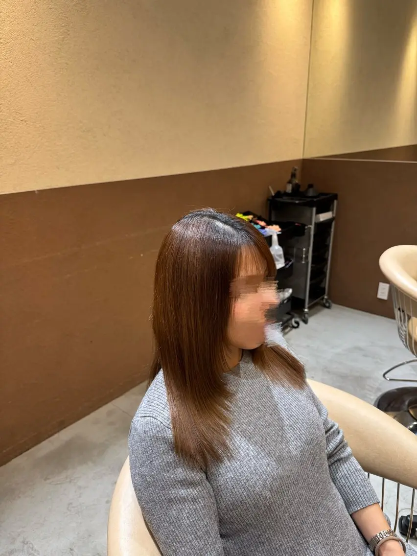 ロング 顔まわりレイヤー 顔周りカット レイヤーカット 赤羽根 周のヘアスタイル