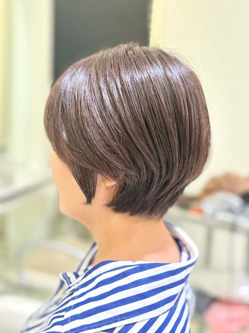 ショート くびれヘア ショートヘア カット ショート/ボブ 日向大のヘアスタイル