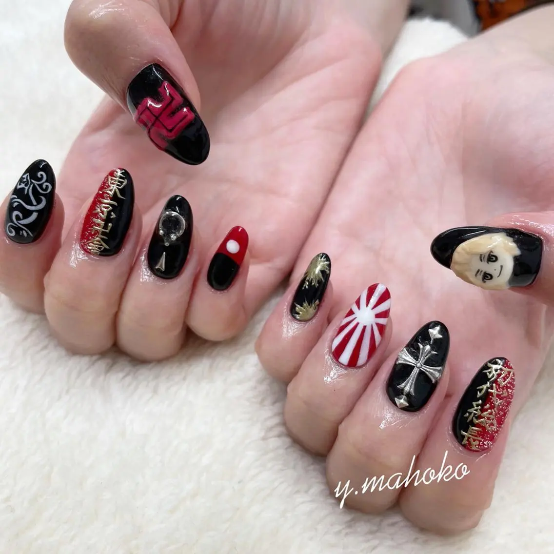 ネイル ハンドネイル パラジェル有/ 長さだし/mahoのネイルデザイン