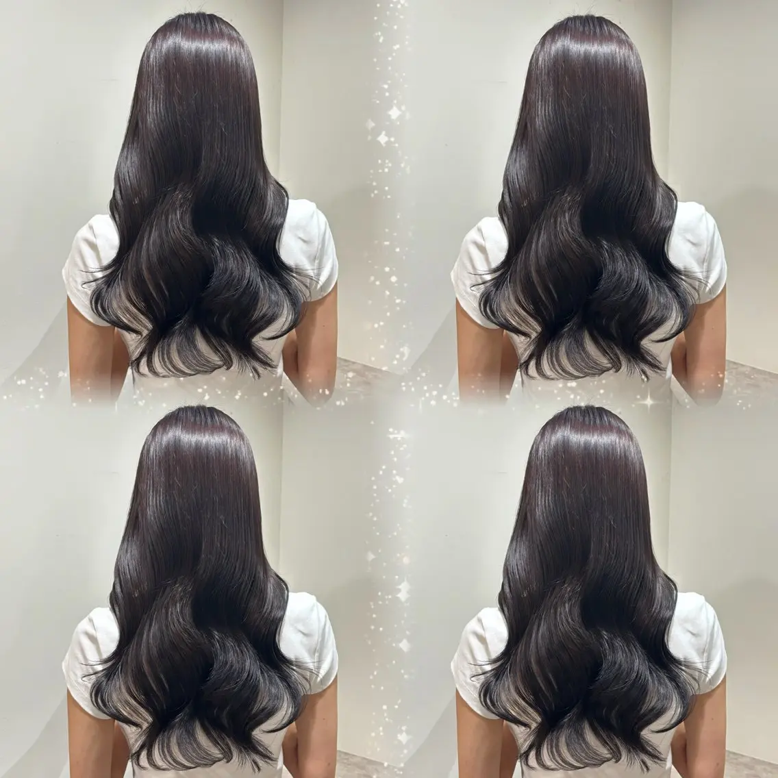 ロング カラー 透明感カラー グレージュ ラベンダーカラー ラベンダーグレー rise/ 激安ご案内中のヘアスタイル