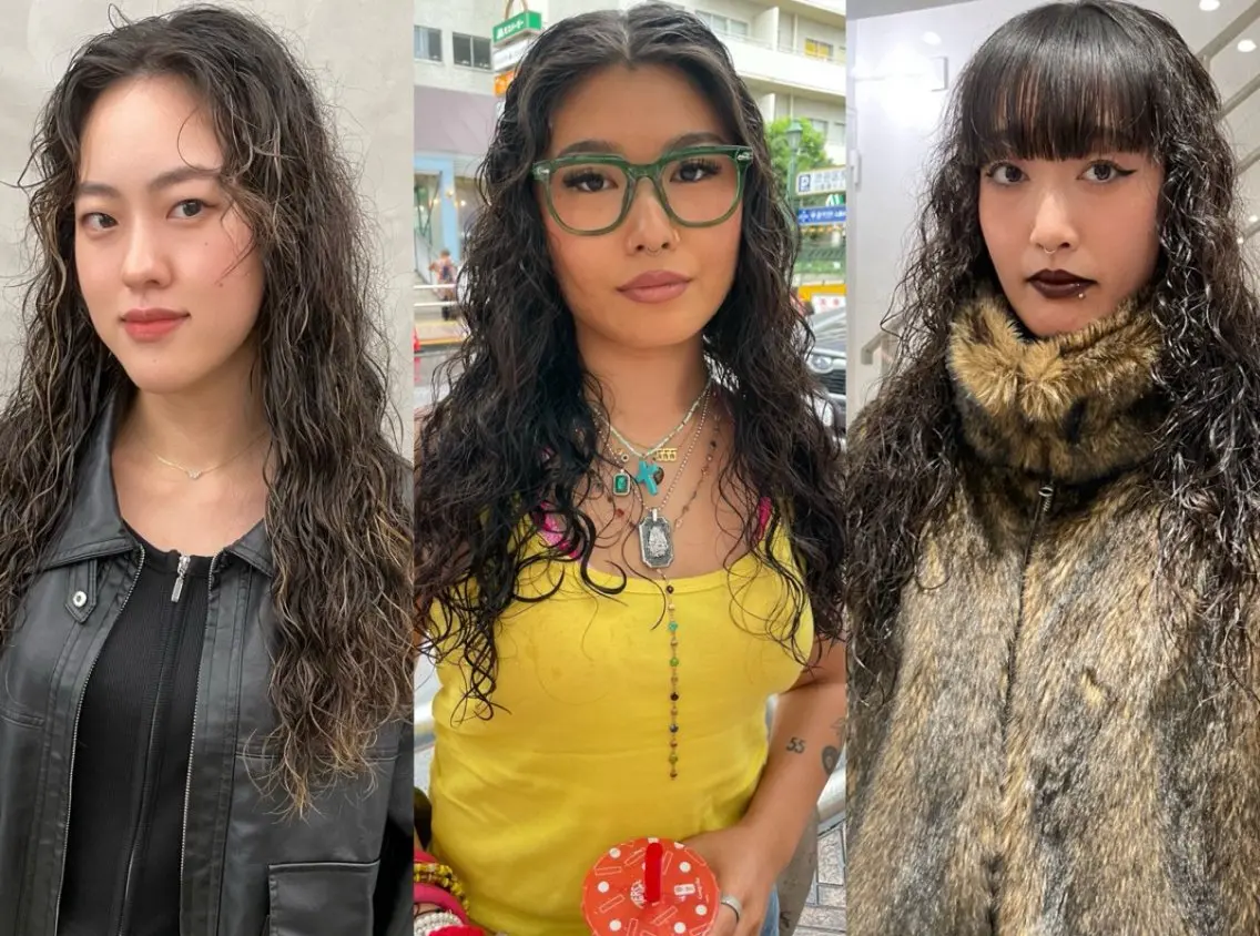 ロング パーマ 外国人風カラー ロング プードルパーマ スパイラルパーマ カット パーマ トリートメント スパイラルパーマ 🌐hina⭐️のヘアスタイル