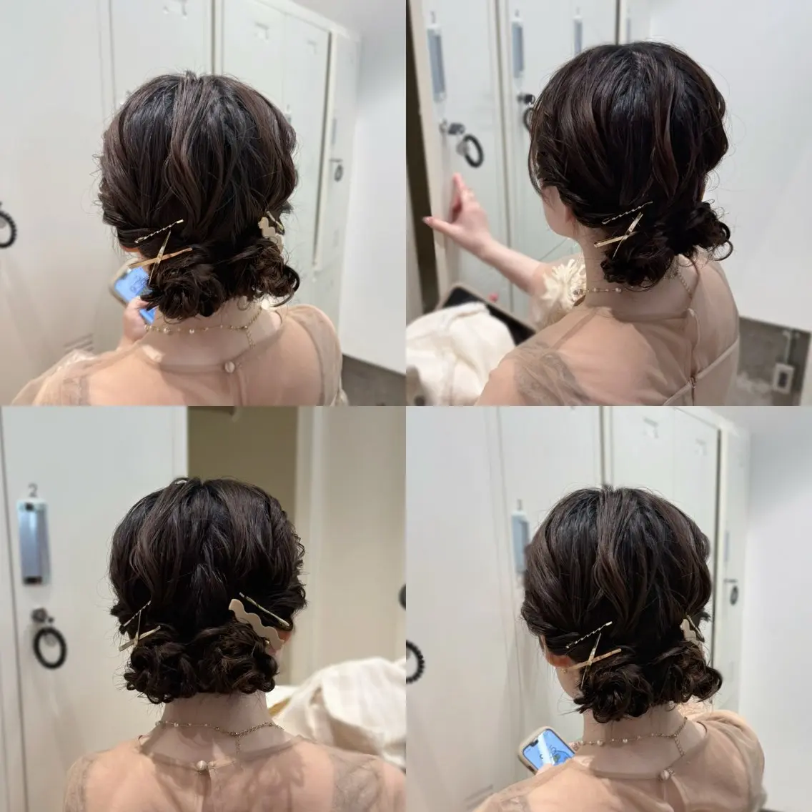 ロング ヘアアレンジ ヘアセット 縮毛矯正+モテカラー 🎀✨MIHOのヘアスタイル