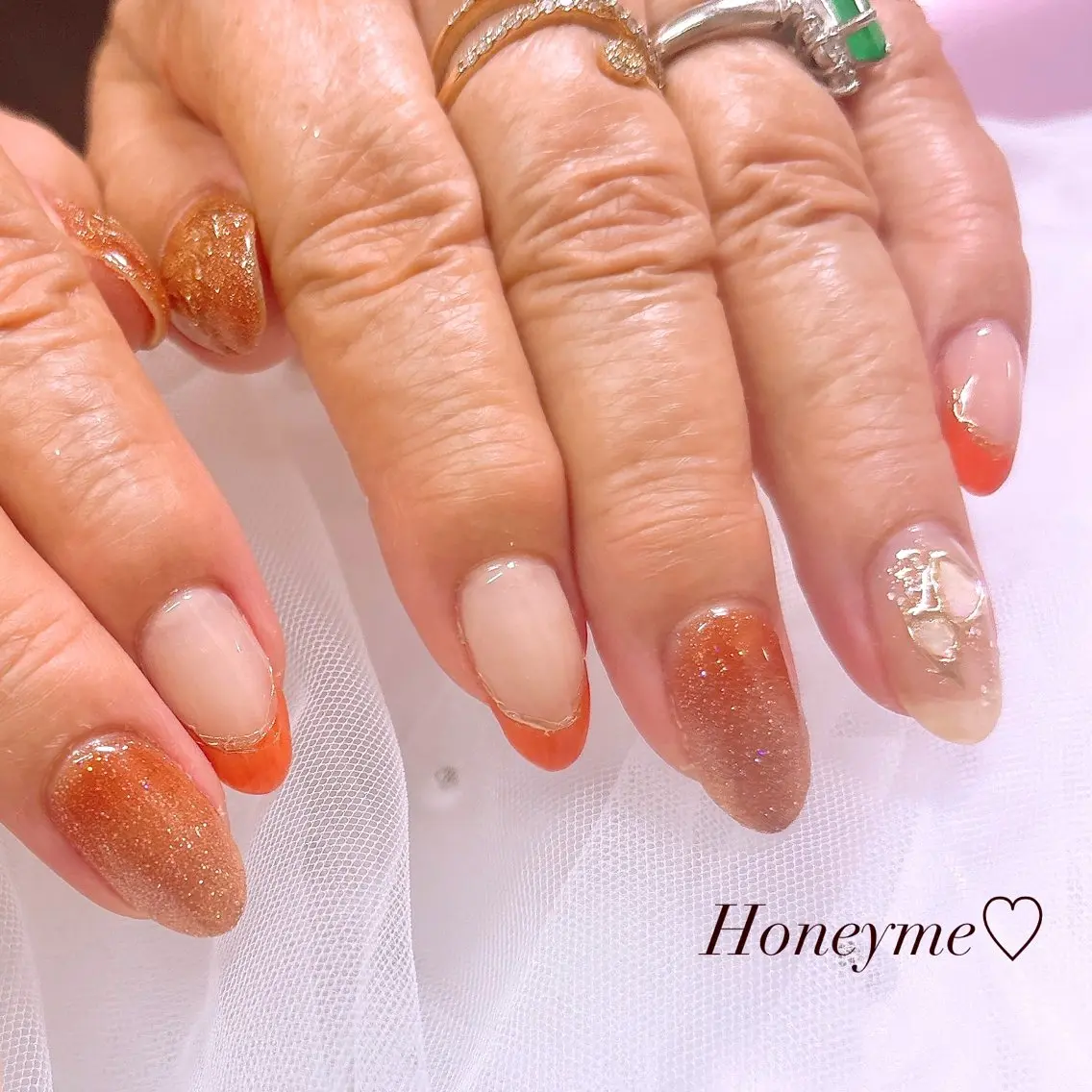 ネイル Honey me ❁⃘*.゚のネイルデザイン