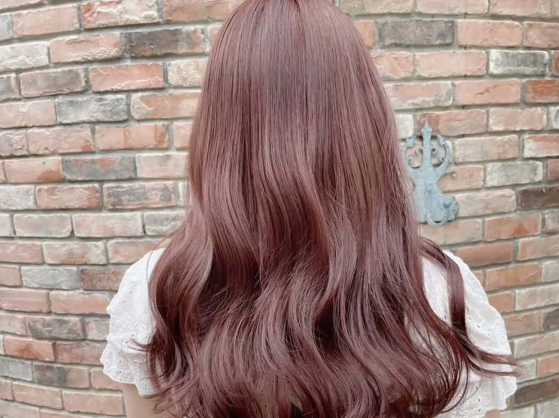 セミロング カラー 柔らかカラー/ 縮毛矯正YUTO🧋のヘアスタイル