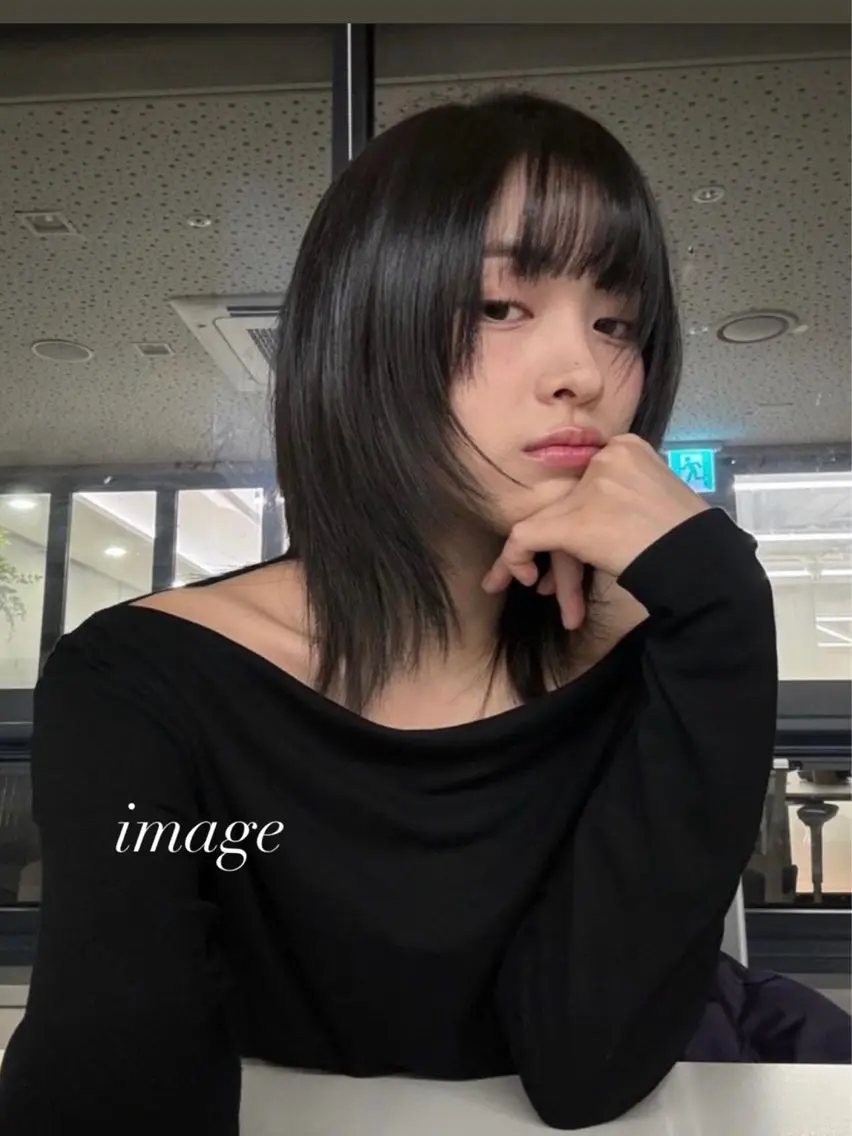 ミディアム ボブレイヤー ボブ レイヤーカット カット トリートメント Kaede/ブリーチ なし/レイヤー🤍のヘアスタイル