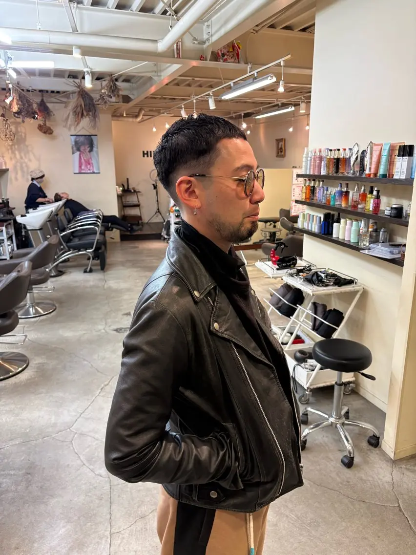 ショート メンズ カット 北井 大翔のヘアスタイル