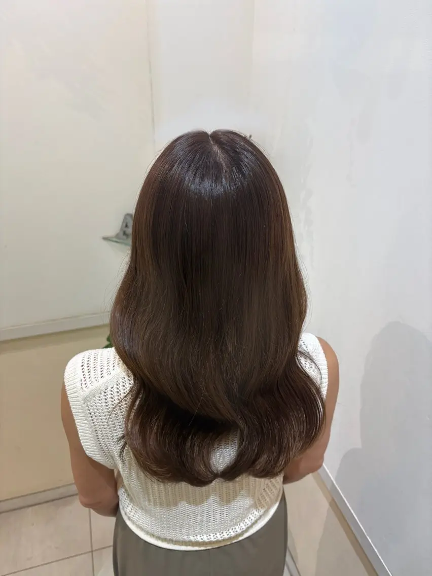 ロング ♡カラーモデル募集♡ 前畑 陽菜乃のヘアスタイル