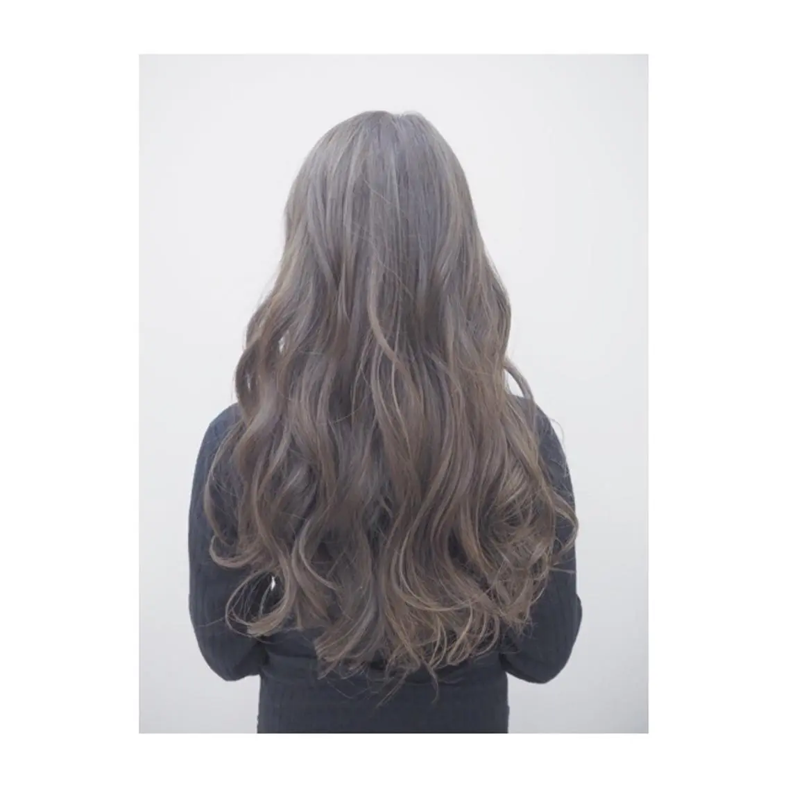 ロング カラー 永岡 鉄平のヘアスタイル