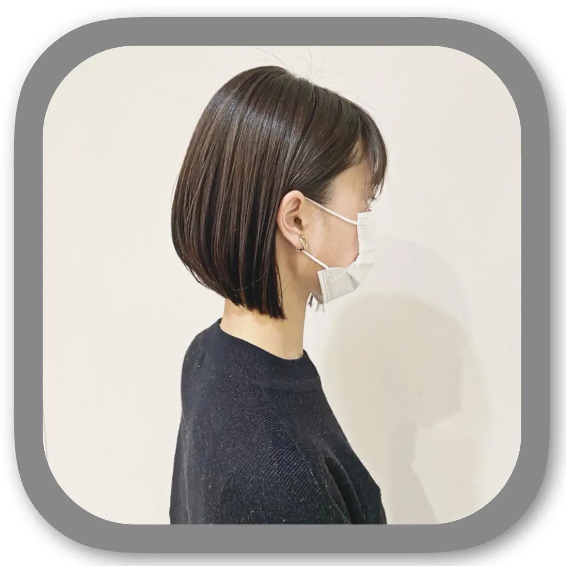 ショート アッシュ ボブ 髪質改善 レイヤーカット ショートヘア カット ショート〜ミディアム 喜多司のヘアスタイル