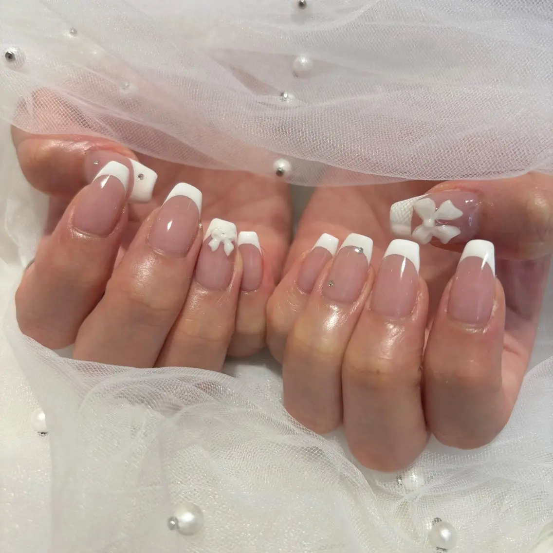 フレンチネイル🎀/オフありの写真