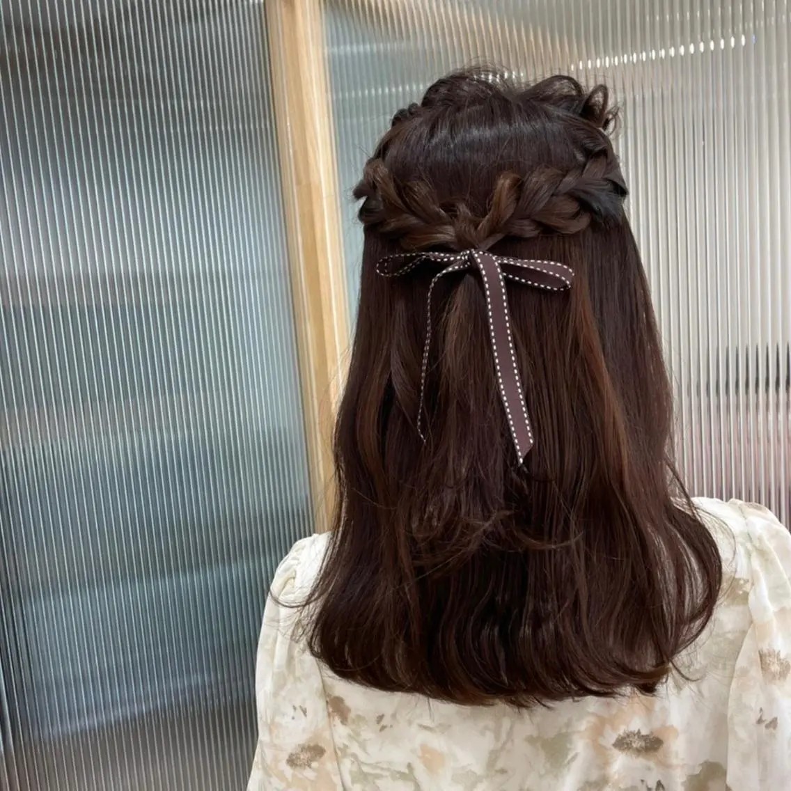 ミディアム カラー ヘアアレンジ ブラウンカラー カット ヘアカラー トリートメント ✨🌿大人可愛い愛さ れhair🌿✨松本のヘアスタイル