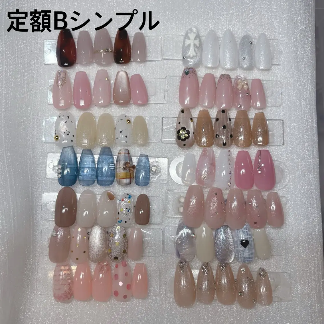 ネイル ハンドネイル ecrin エクラン Harukaꕤ.｡のネイルデザイン