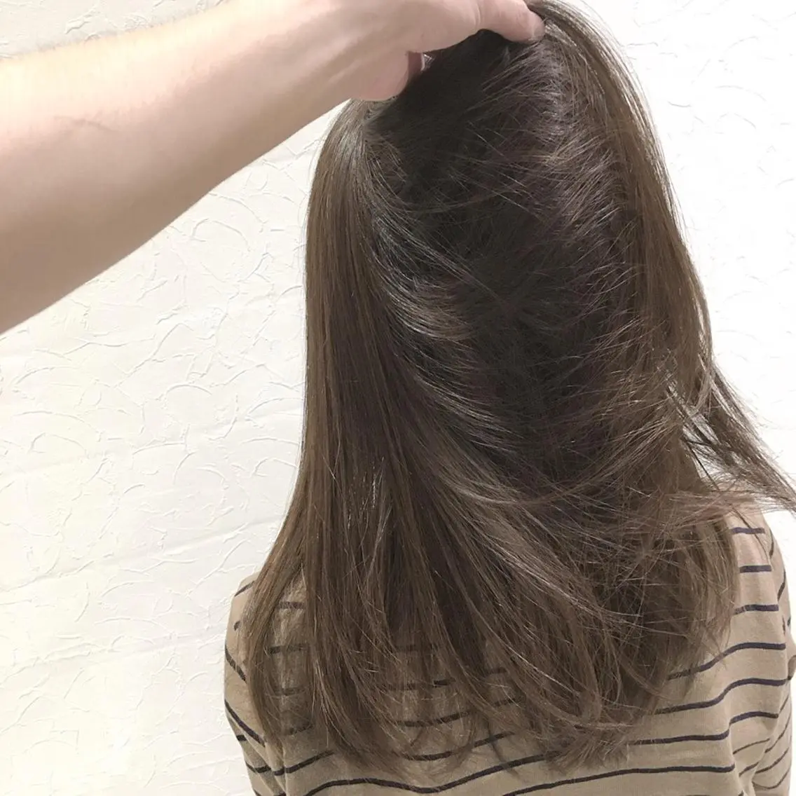 ミディアム カラー ベージュカラー ブリーチ ブリーチなしカラー 【モニター募集】 三宅航平のヘアスタイル