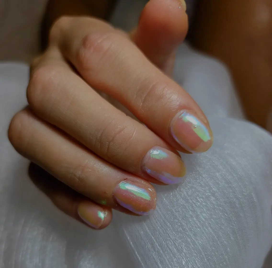 ネイル ミラーネイル ハンドネイル hug nail salonのネイルデザイン
