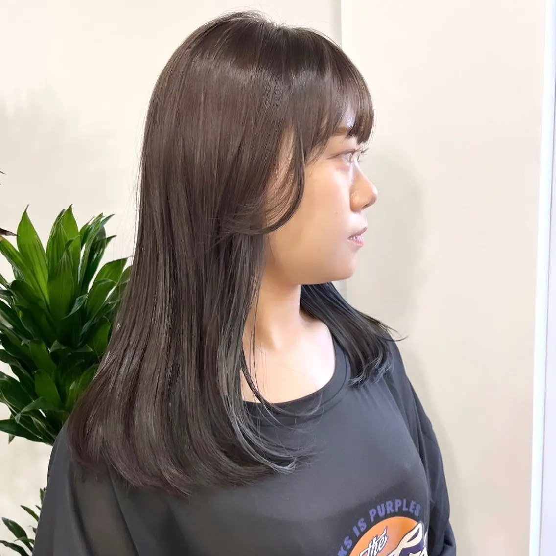 セミロング カラー ヘアアレンジ 成人式 結婚式・ブライダル 透明感カラー グレージュ 入学式 HIROKO / 透明感暖色カラー🎀のヘアスタイル