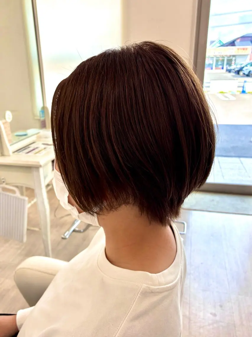 ショート カラー ショートボブ ボブ ショートヘア カット ヘアカラー garden小山店 Yuka🌿のヘアスタイル