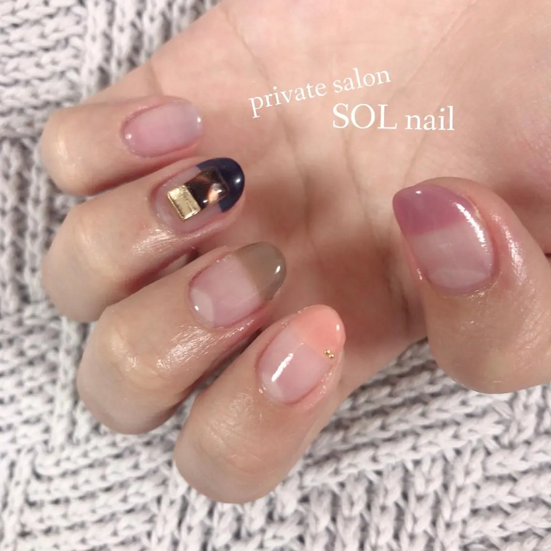 ネイル ハンドネイル SOL NAILのネイルデザイン