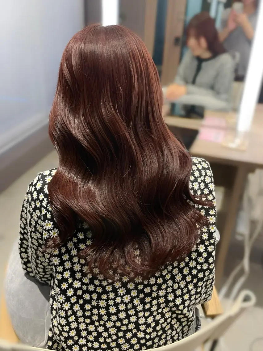 ロング トリートメント ヘアカラー トリートメント 艶カラー🫧ྀི/ 髪質改善/senaのヘアスタイル