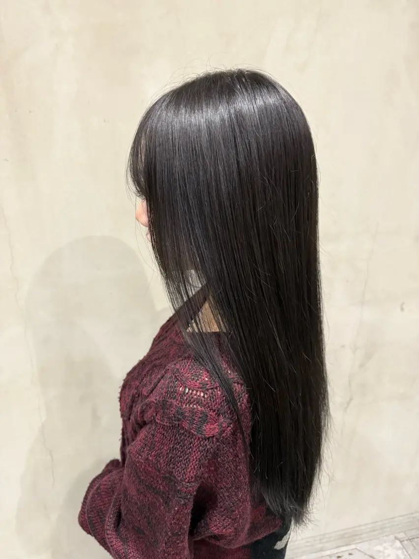 ロング トリートメント ヘアカラー グレージュ🪙 /赤み消し/Tomoのヘアスタイル