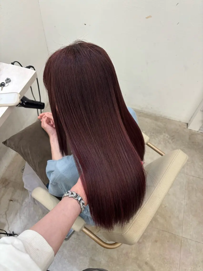 ロング カラー ヘアカラー Core かんなのヘアスタイル